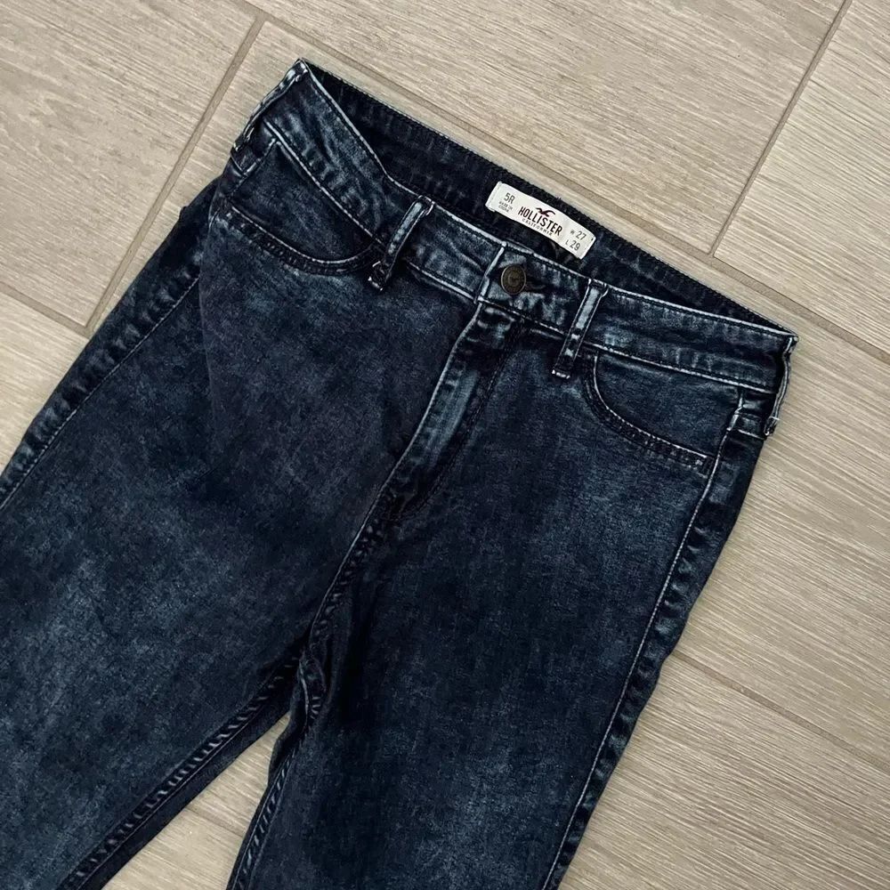 Hollister Skinny Jeans Acid Wash Blue 5R 27/29